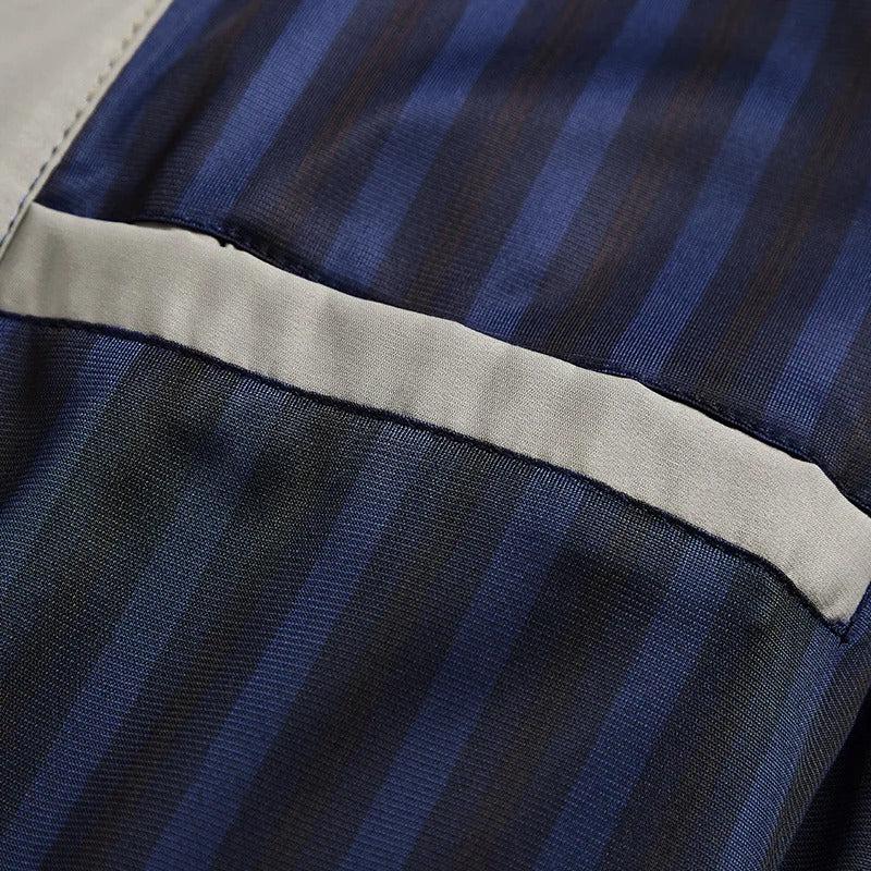 Men's Bomber Polo Jacket - Lightweight Fabric - Casual Business Style - Perfect for Office and Social Events