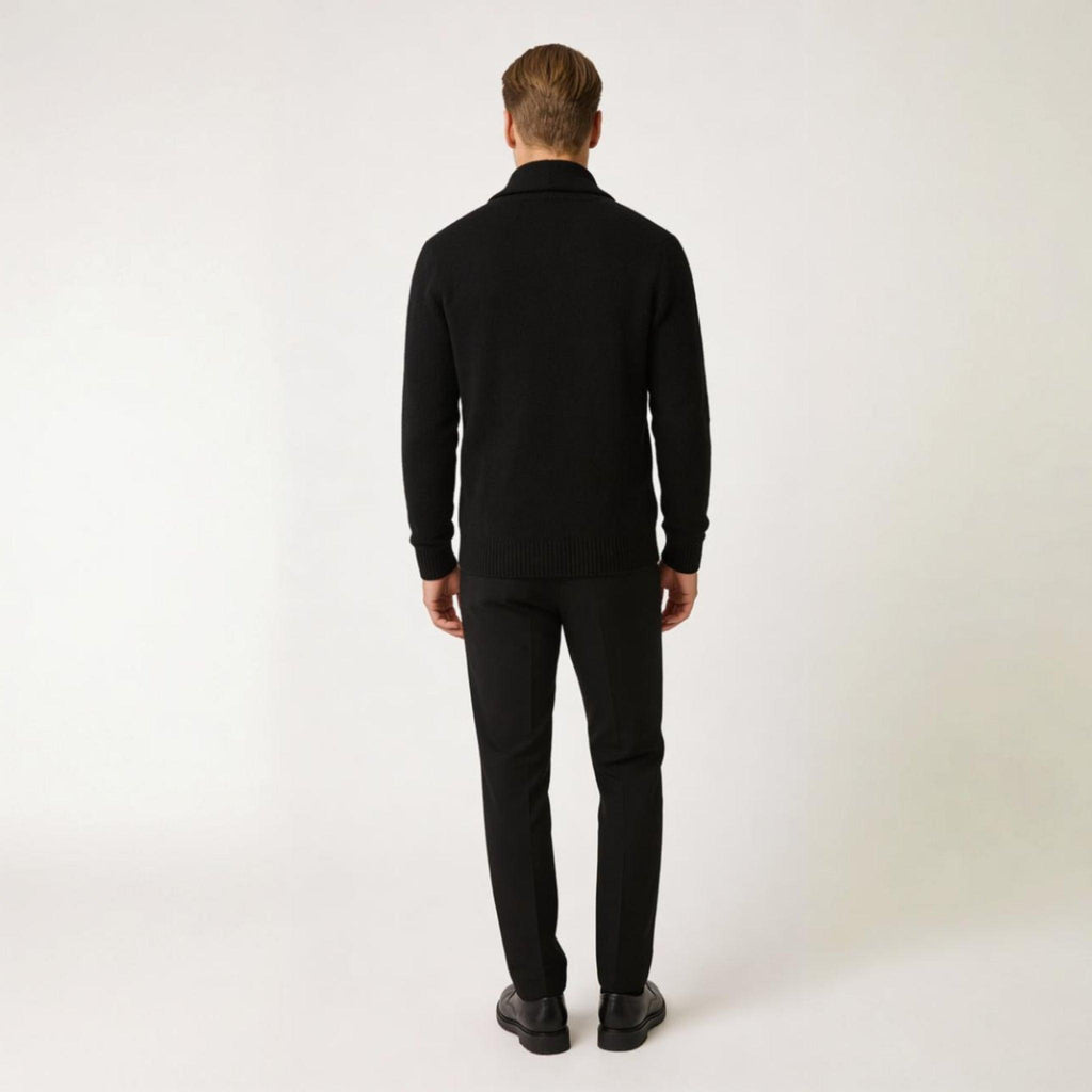 Men's Cashmere Cardigan - Buttoned Design for Casual or Formal Wear - Soft, Lightweight Knit Sweater