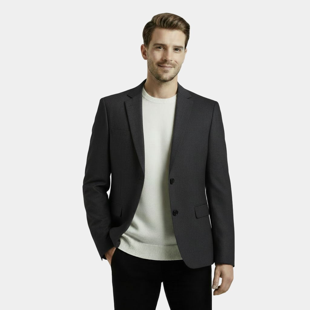 Men's Classic Blazer Jacket - Tailored Fit, Lightweight Fabric, Formal Wear for Business and Special Occasions