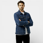 Men's Denim Jacket - Classic Regular Fit - Casual Outerwear for Everyday Wear - Durable Cotton Fabric