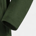 Men's Fleece Zip-Up Hoodie - Windproof, Warm Layer for Outdoor Activities and Casual Wear