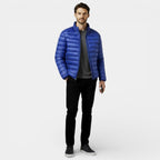 Men's Insulated Lightweight Quilted Puffer Jacket for Cold Weather Outdoor Activities
