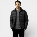 Men's Insulated Lightweight Quilted Puffer Jacket for Cold Weather Outdoor Activities
