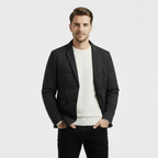 Men's Insulated Padded Blazer Coat for Cold Weather - Stylish Warm Outerwear for Casual and Formal Occasions