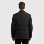 Men's Insulated Padded Blazer Coat for Cold Weather - Stylish Warm Outerwear for Casual and Formal Occasions