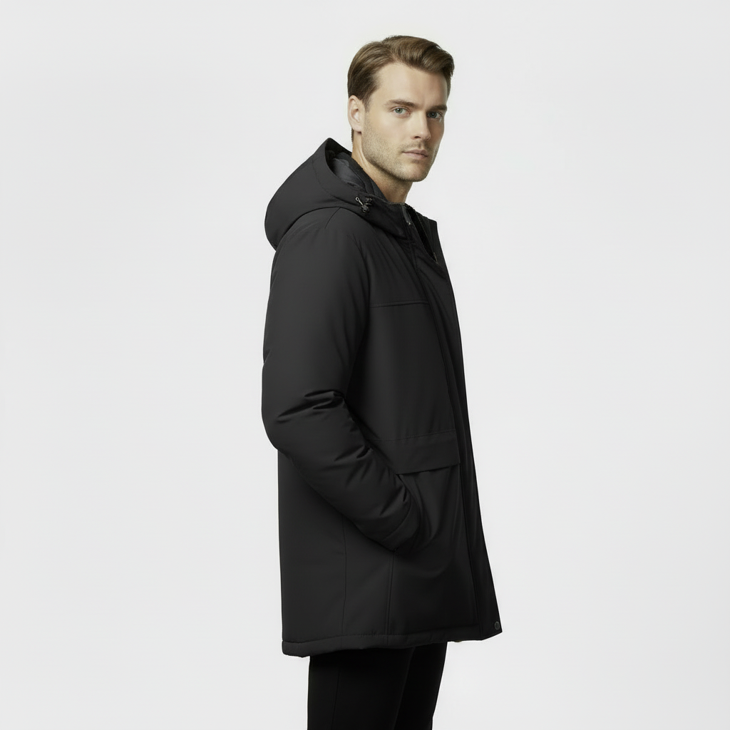 Men's Insulated Parka Jacket for Cold Weather - Waterproof, Warm, and Stylish Winter Outerwear