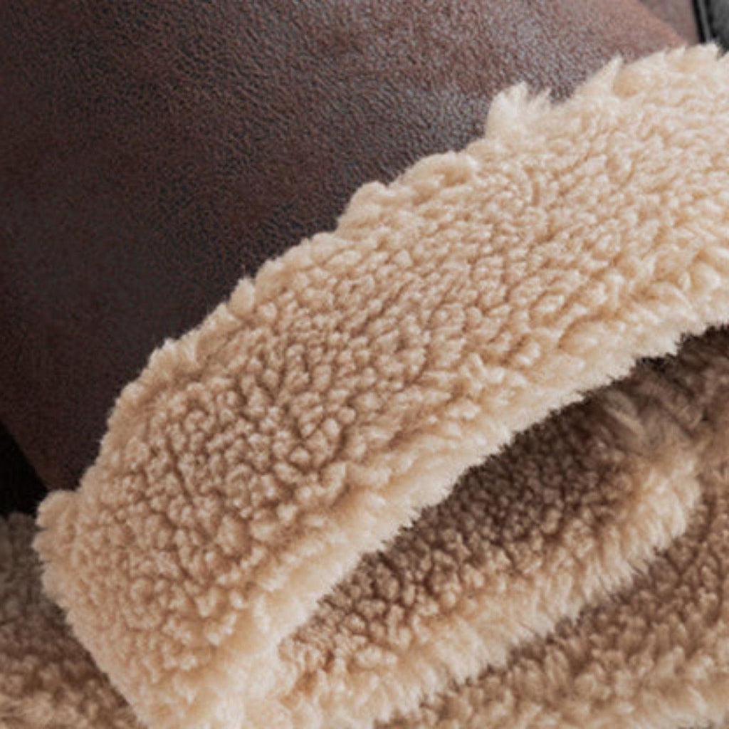 Men's Leather Aviator Jacket | Genuine Leather | Classic Design | Casual Outerwear for Men