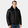 Men's Leather Aviator Jacket | Genuine Leather | Classic Design | Casual Outerwear for Men
