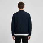 Men's Lightweight Bomber Jacket with Rounded Collar for Casual Wear - Versatile Outerwear in Various Sizes