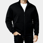 Men's Lightweight Full Zip Track Jacket - Casual Design for Activewear and Everyday Use