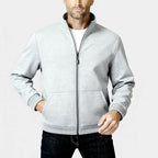 Men's Lightweight Full Zip Track Jacket - Casual Design for Activewear and Everyday Use