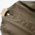 Men's Lightweight Linen Grandad Shirt - Long Sleeve Casual Wear for Summer and Spring