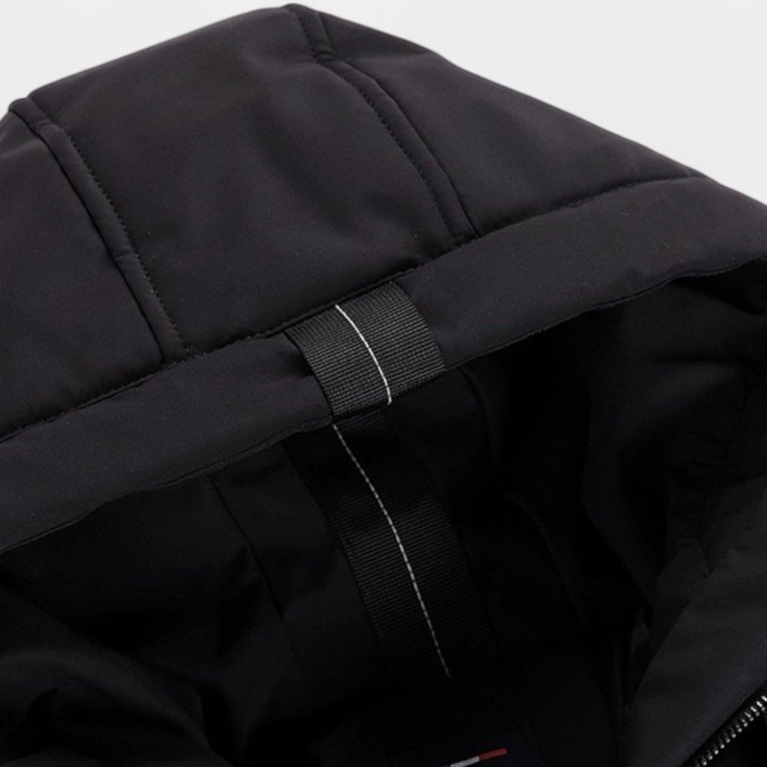 Men's Long Puffer Coat - Insulated Winter Parka for Cold Weather Protection