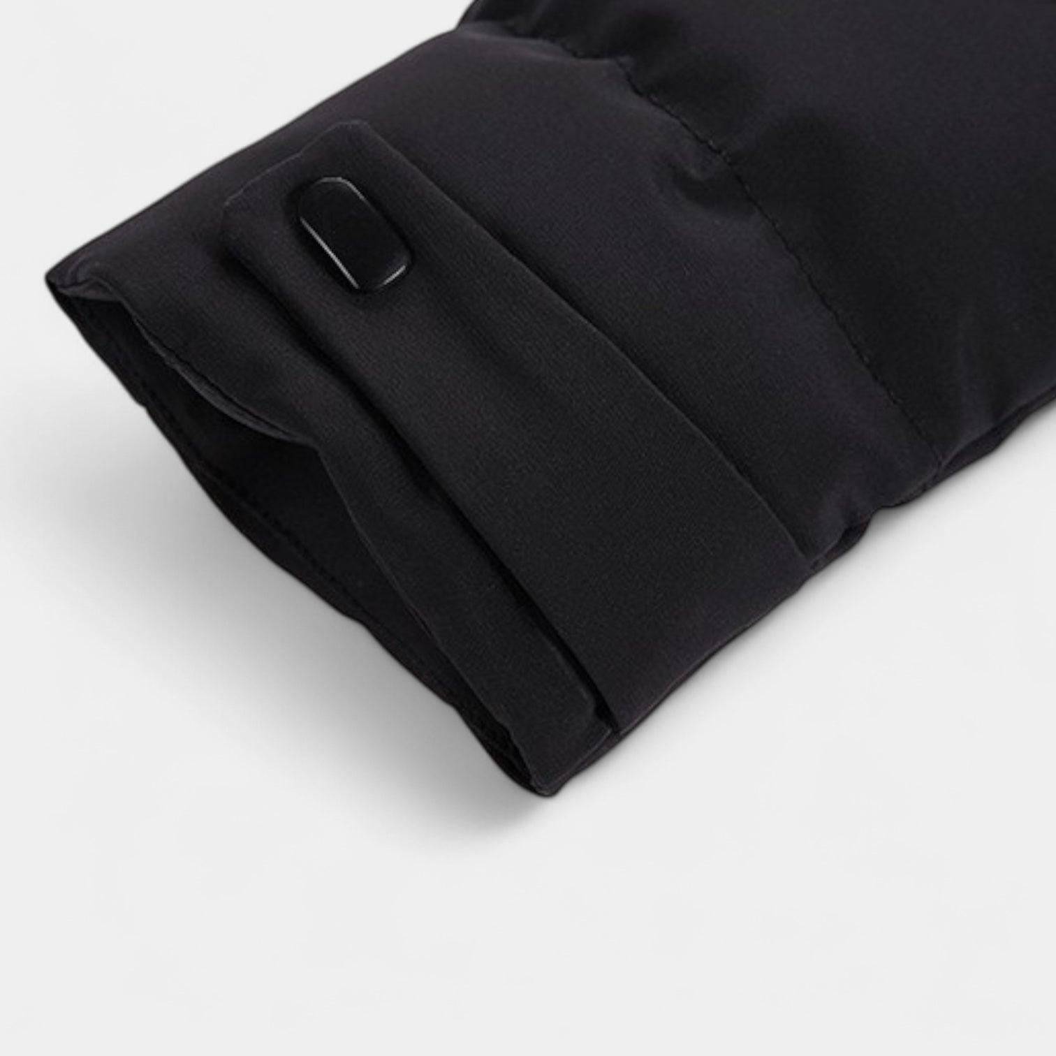 Men's Long Puffer Coat - Insulated Winter Parka for Cold Weather Protection