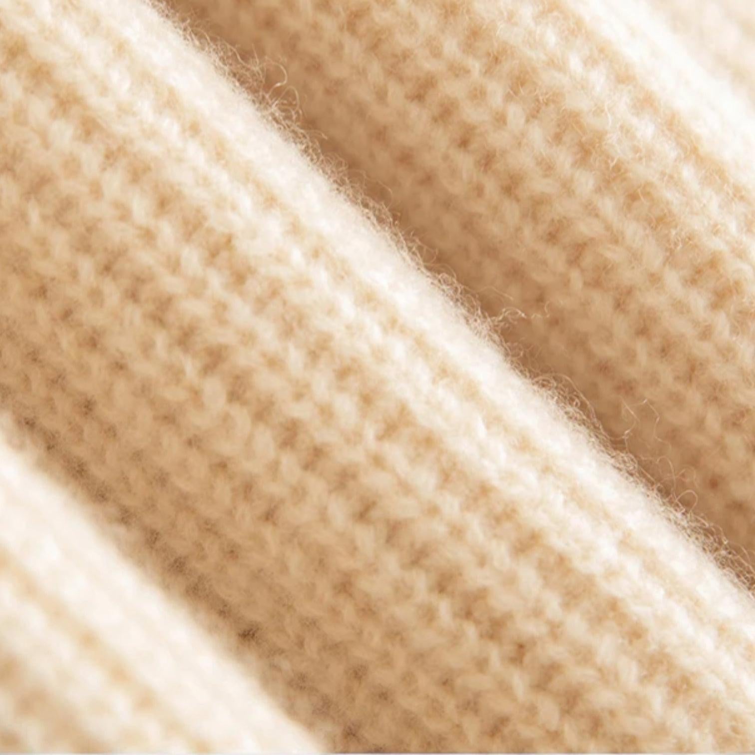 Men's Merino Wool Crew Neck Sweater - Raglan Sleeve Rib-Knit Jumper for Casual Wear