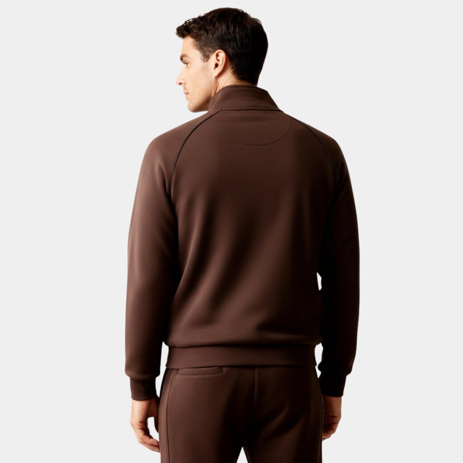 Men's Premium Zip Jacket and Slim Joggers Tracksuit Set for Activewear and Casual Outfits