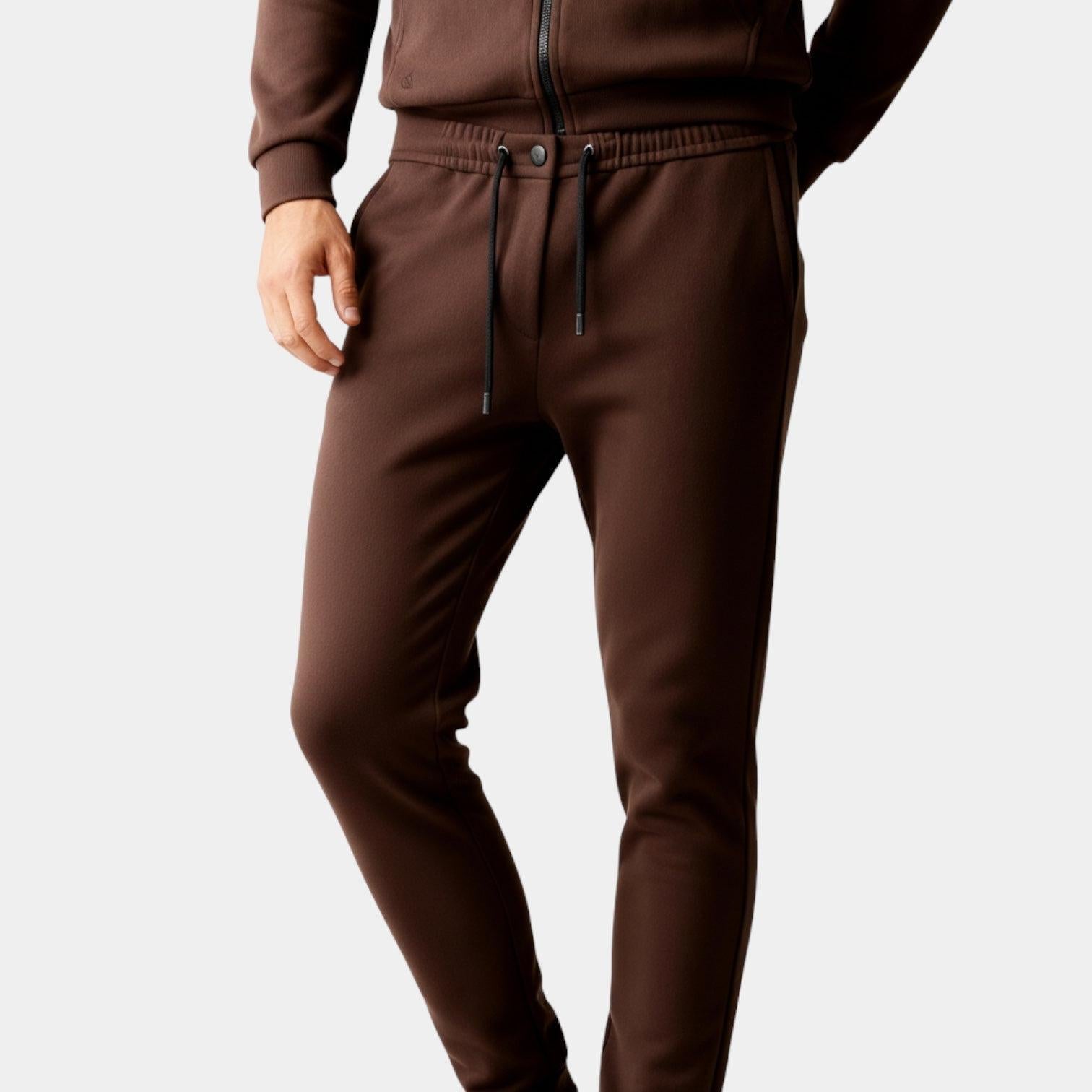 Men's Premium Zip Jacket and Slim Joggers Tracksuit Set for Activewear and Casual Outfits