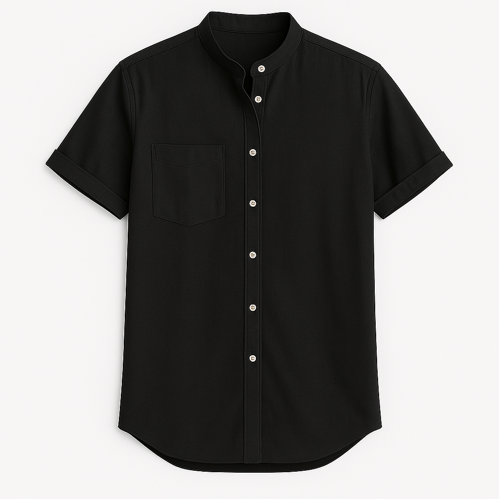 Men's Relaxed Fit Linen Short-Sleeve T-Shirt for Casual Wear