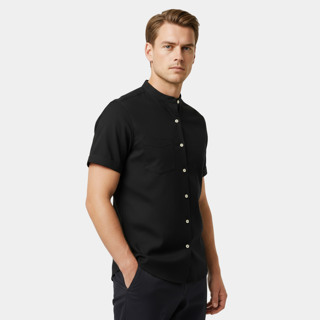 Men's Relaxed Fit Linen Short-Sleeve T-Shirt for Casual Wear