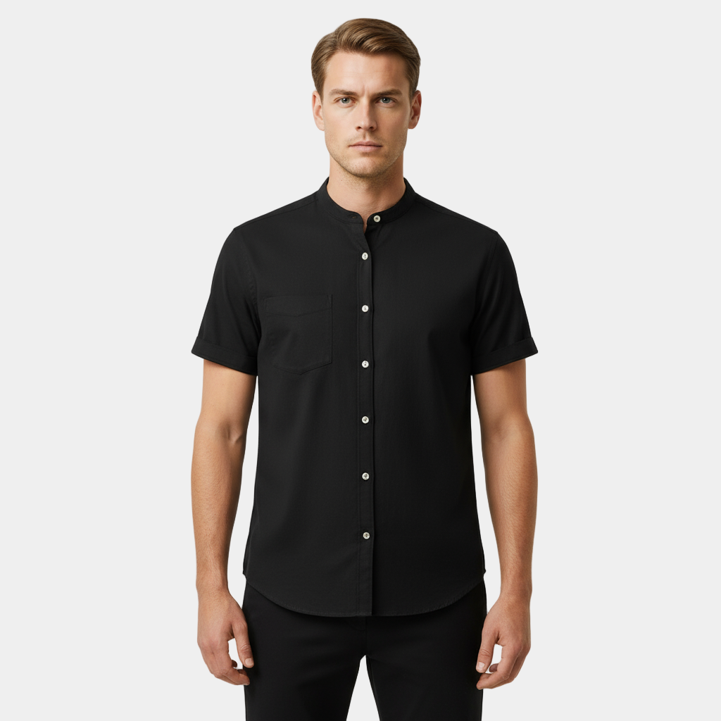 Men's Relaxed Fit Linen Short-Sleeve T-Shirt for Casual Wear