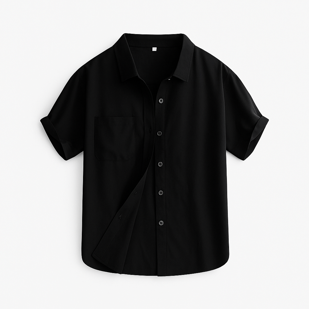 Men's Satin Piqué Short Sleeve Polo Shirt - Slim Fit Casual Wear for Everyday Style