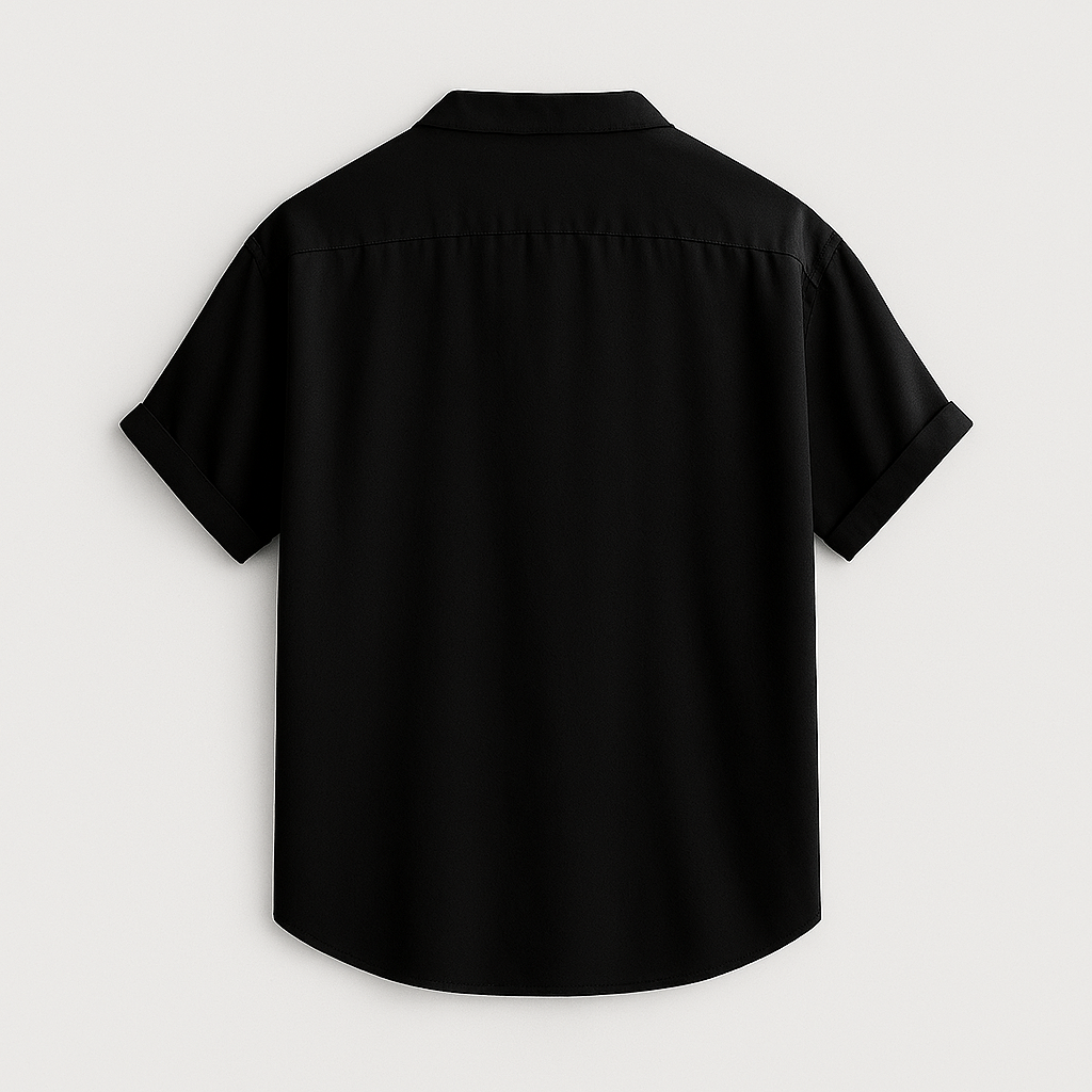 Men's Satin Piqué Short Sleeve Polo Shirt - Slim Fit Casual Wear for Everyday Style