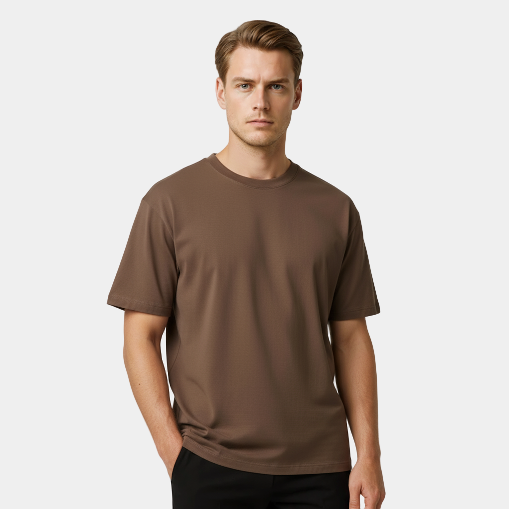 Men's Short Sleeve Crew Neck T-Shirt - Comfortable Cotton Essential for Everyday Wear