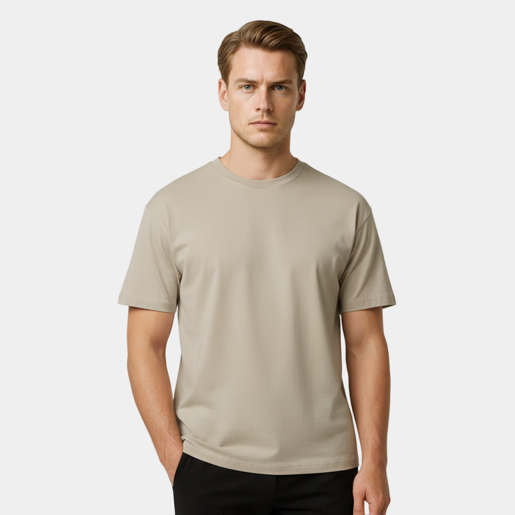 Men's Short Sleeve Crew Neck T-Shirt - Comfortable Cotton Essential for Everyday Wear