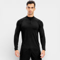 Men's Stretch Performance Quarter Zip Shirt - Moisture-Wicking Sport Top for Activewear and Outdoor Activities
