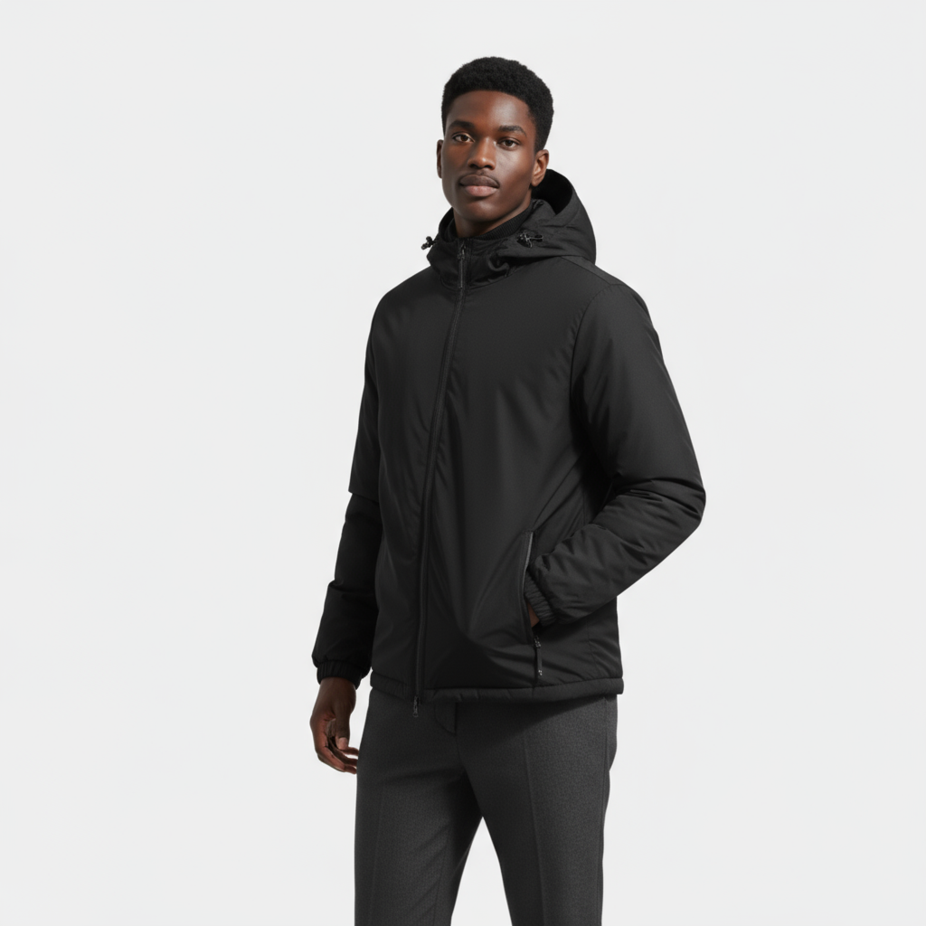 Men's Waterproof Windbreaker Jacket - Lightweight, Breathable Design for Outdoor Activities