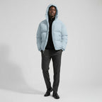 Men's Waterproof Windproof Down Puffer Jacket for Winter Outdoor Activities