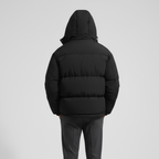 Men's Waterproof Windproof Down Puffer Jacket for Winter Outdoor Activities