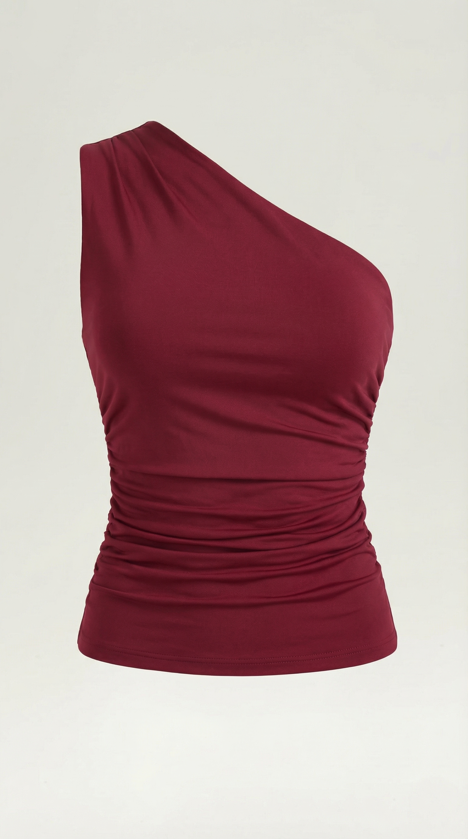 One-Shoulder Sleeveless Top for Women - Lightweight Fabric, Casual Style, Perfect for Summer Outings and Events