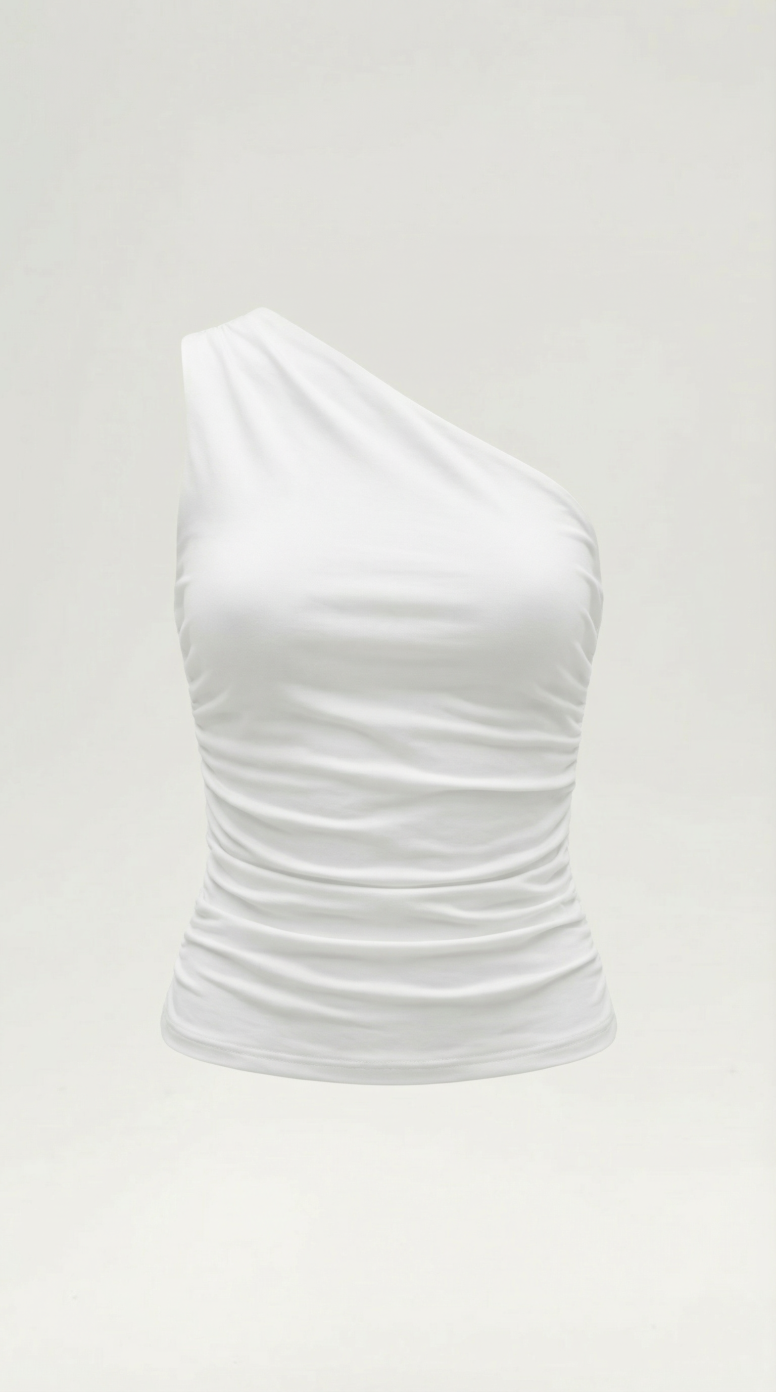 One-Shoulder Sleeveless Top for Women - Lightweight Fabric, Casual Style, Perfect for Summer Outings and Events