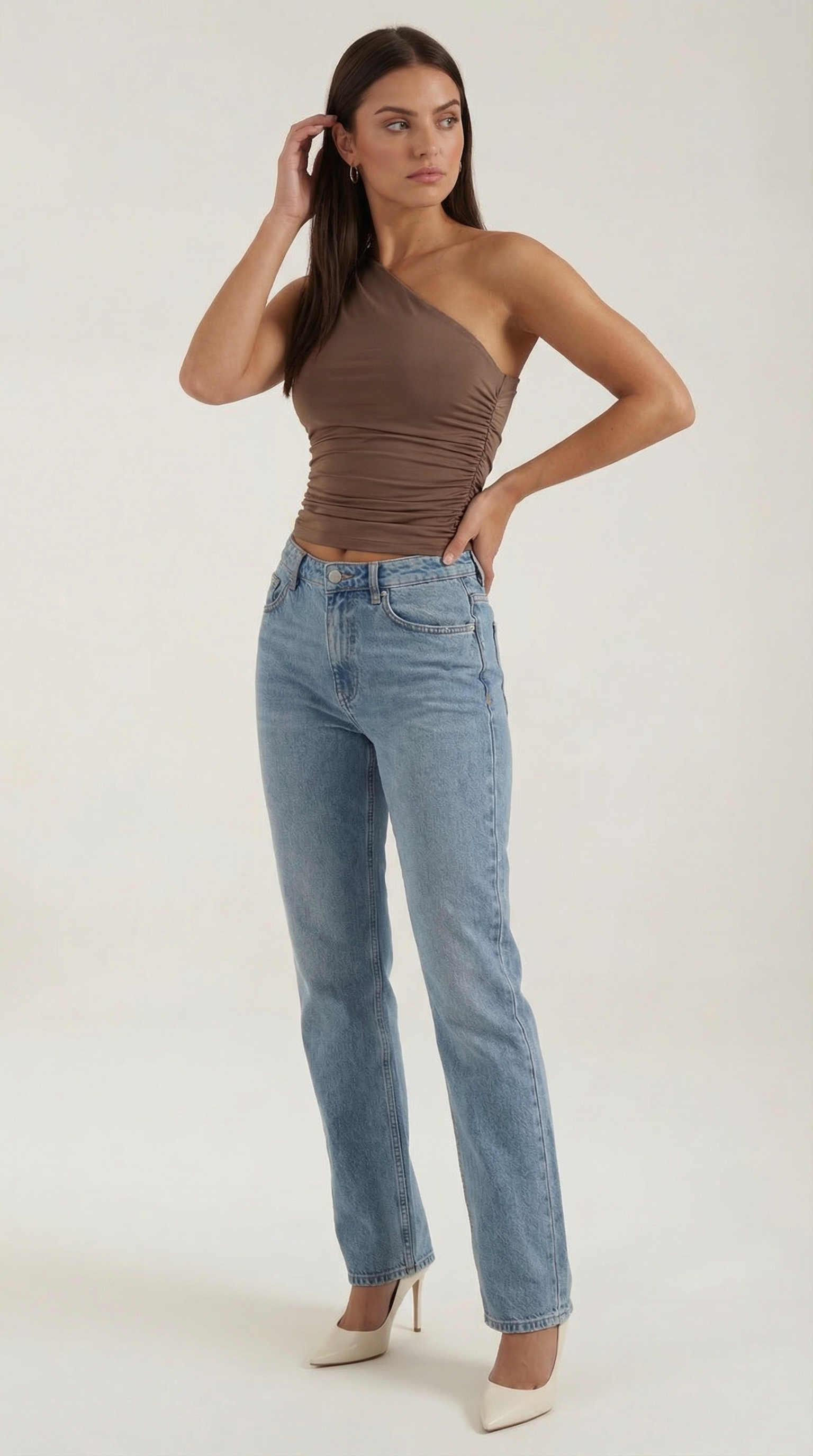 One-Shoulder Sleeveless Top for Women - Lightweight Fabric, Casual Style, Perfect for Summer Outings and Events