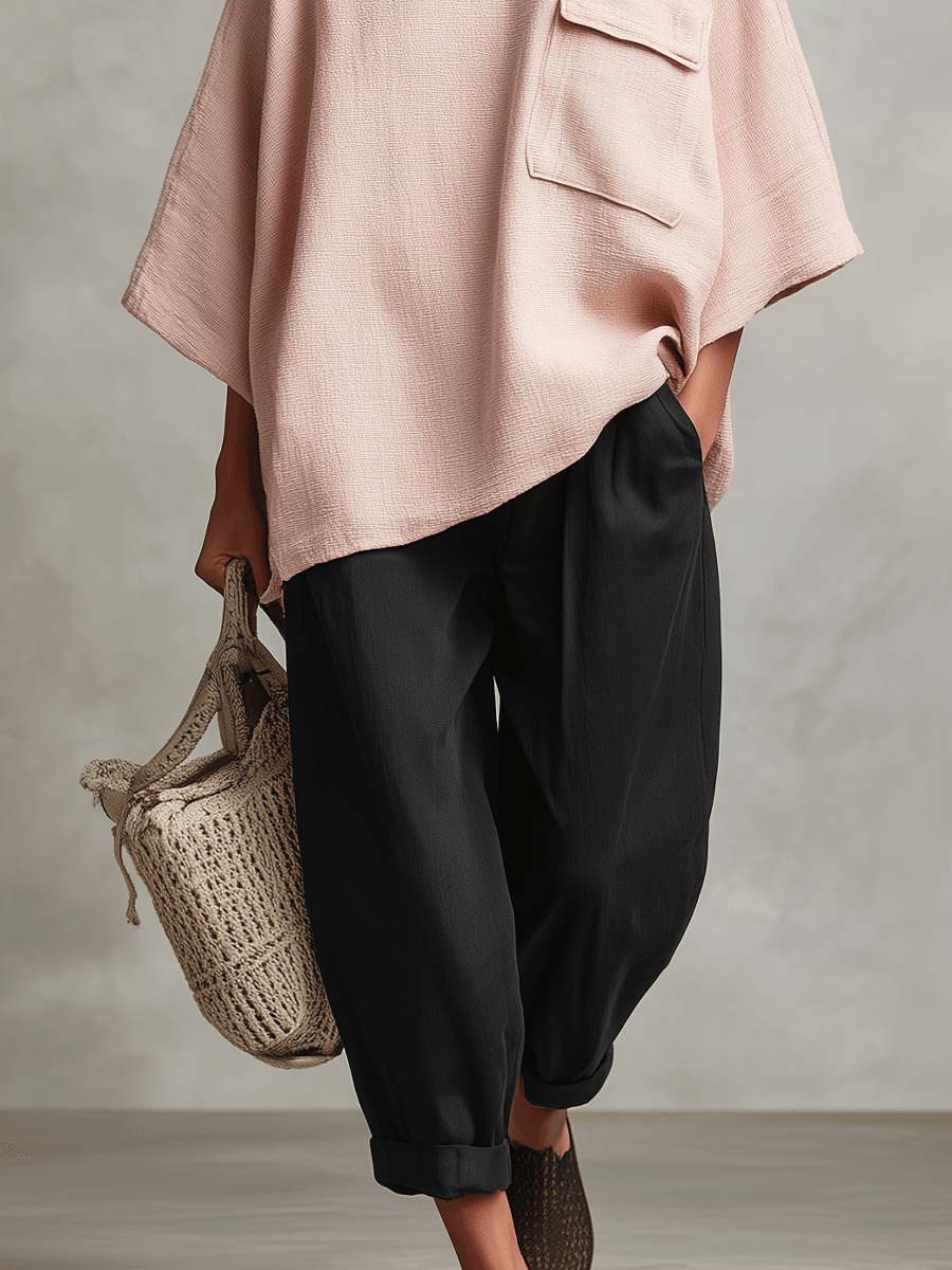 Pink Bohemian Two-Piece Suit Women UK – Smart Casual Brunch Garden Party