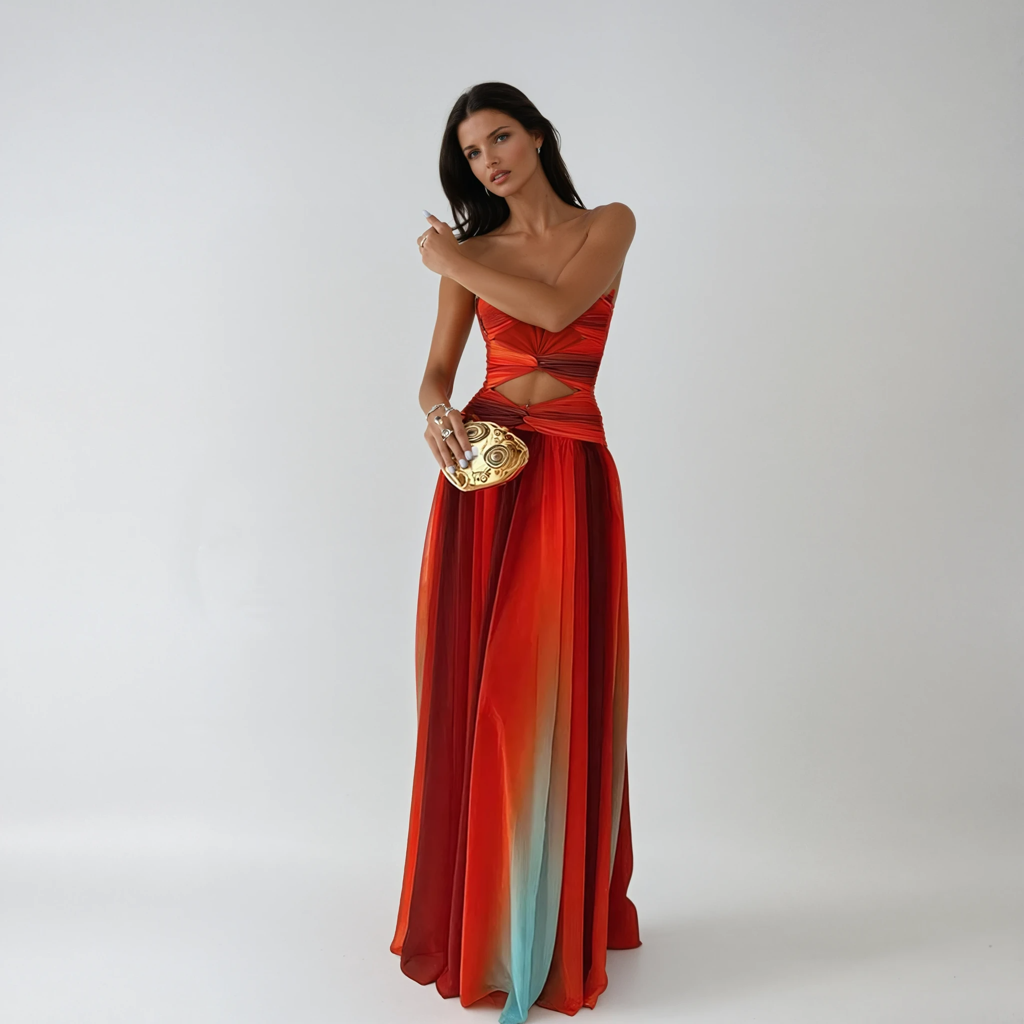 Prom Maxi Dress for Women - Elegant Lucy Style - Lightweight Fabric - Formal Evening Wear - Available in Multiple Colors