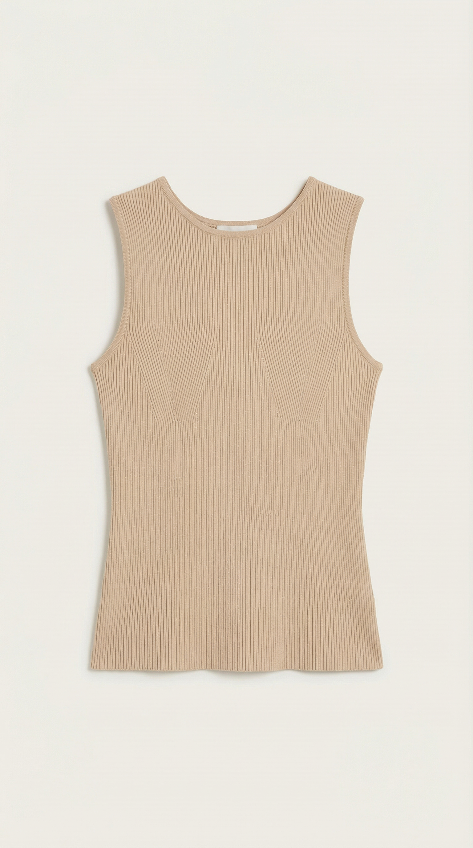 Ribbed Tank Top for Women - Lightweight Rain-Resistant Fabric - Casual Summer Wear - Available in Multiple Colors