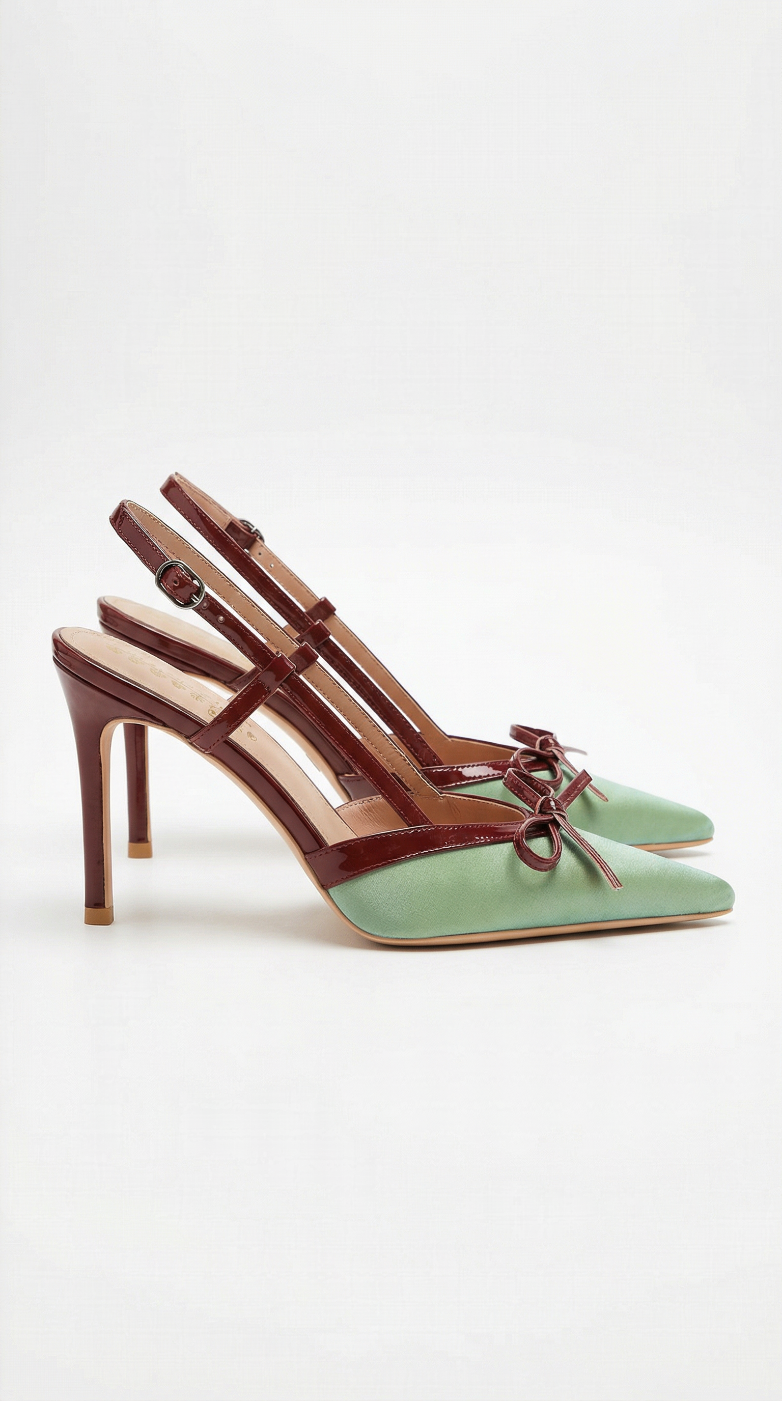Satin Bow Pumps for Women - Elegant Evening Footwear - Stylish Dress Shoes