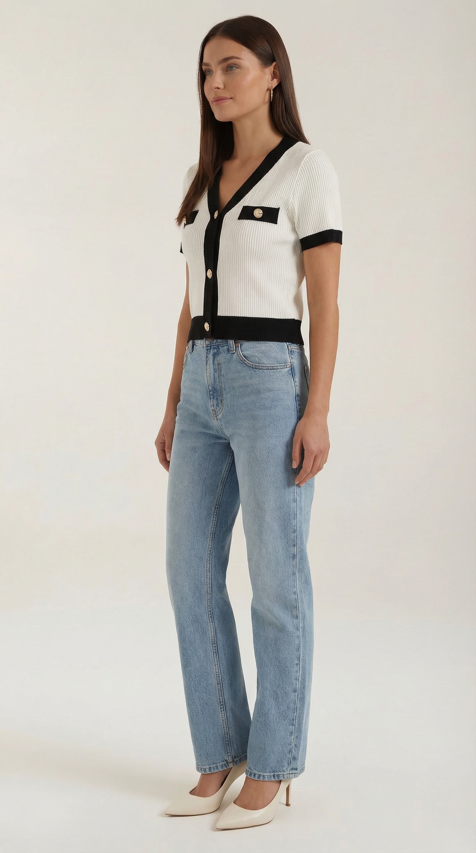 Short Sleeve Nerina Top - Lightweight Cotton Casual Shirt for Everyday Wear