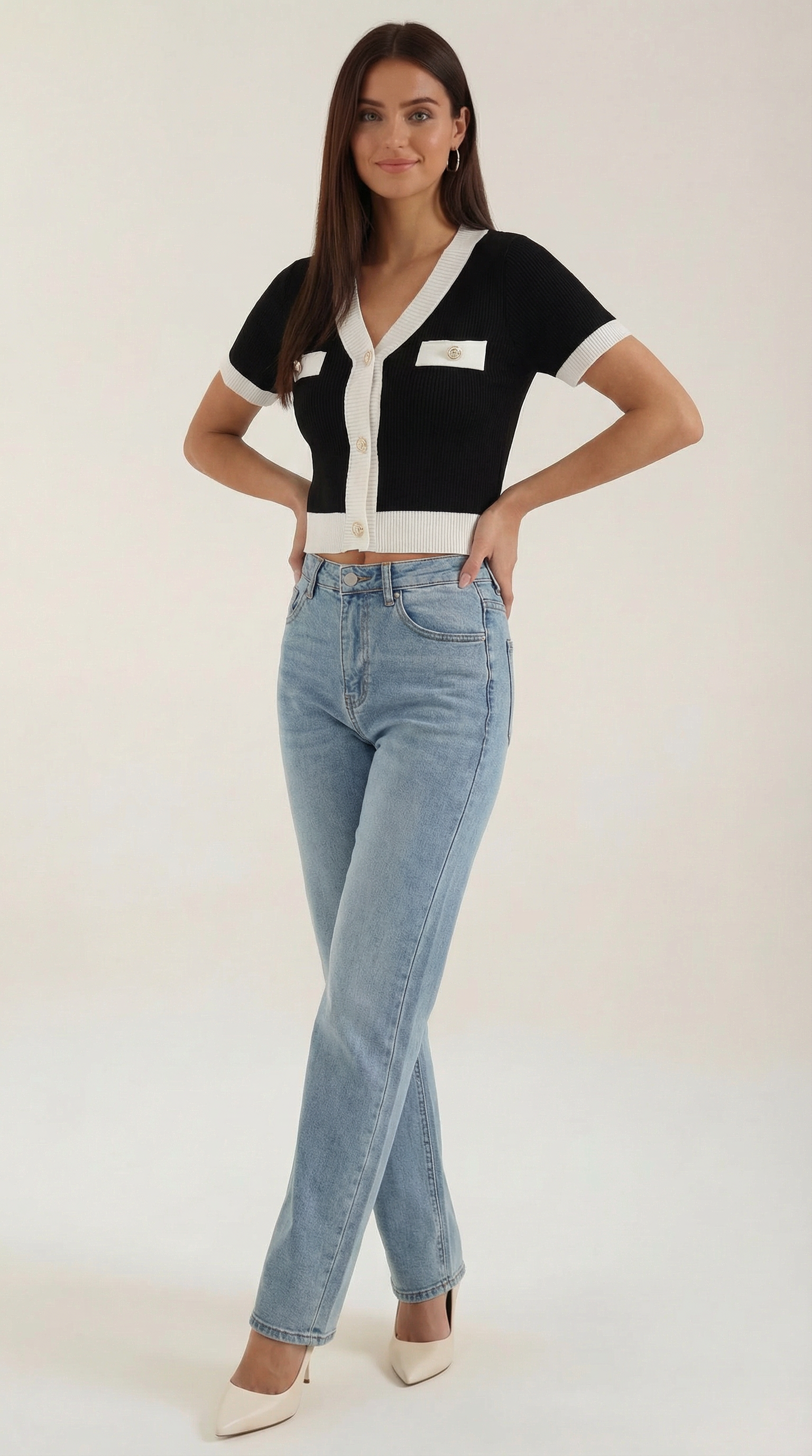 Short Sleeve Nerina Top - Lightweight Cotton Casual Shirt for Everyday Wear