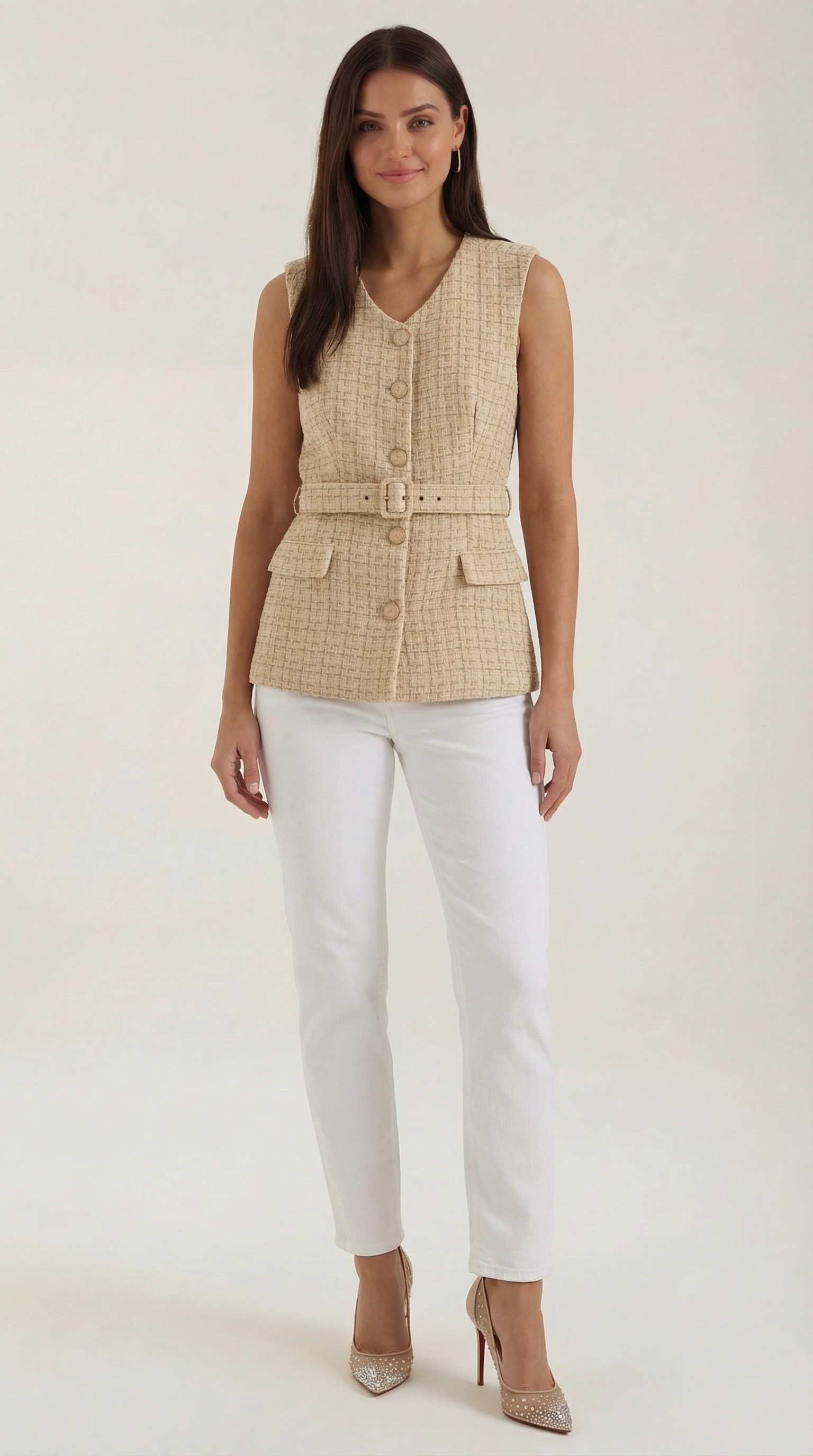 Sleeveless Women's Top - Lightweight Cotton Blend - Casual Everyday Wear - Available in Multiple Colors