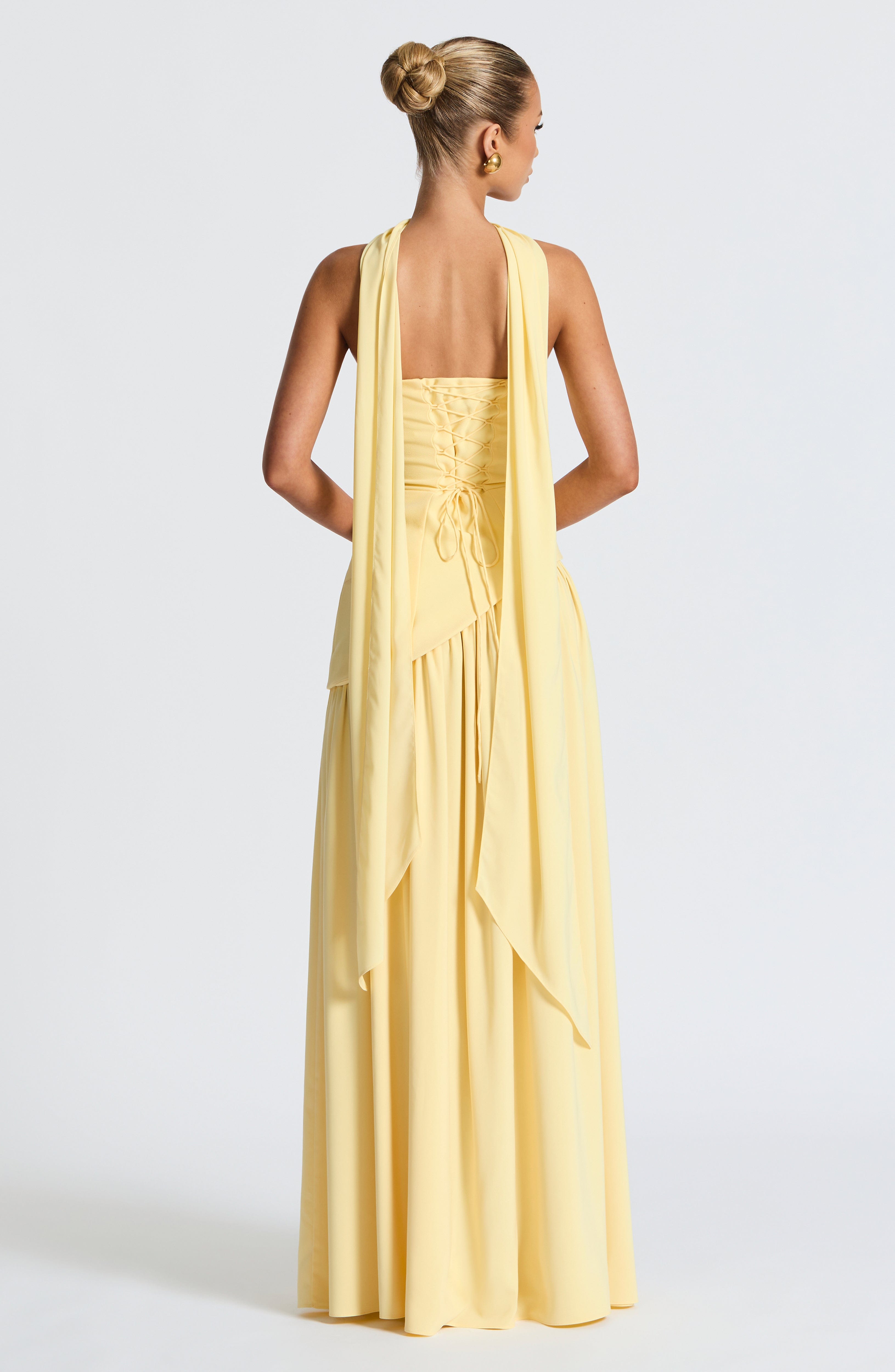 Strapless Maxi Dress in Lightweight Fabric for Summer Events and Casual Outings