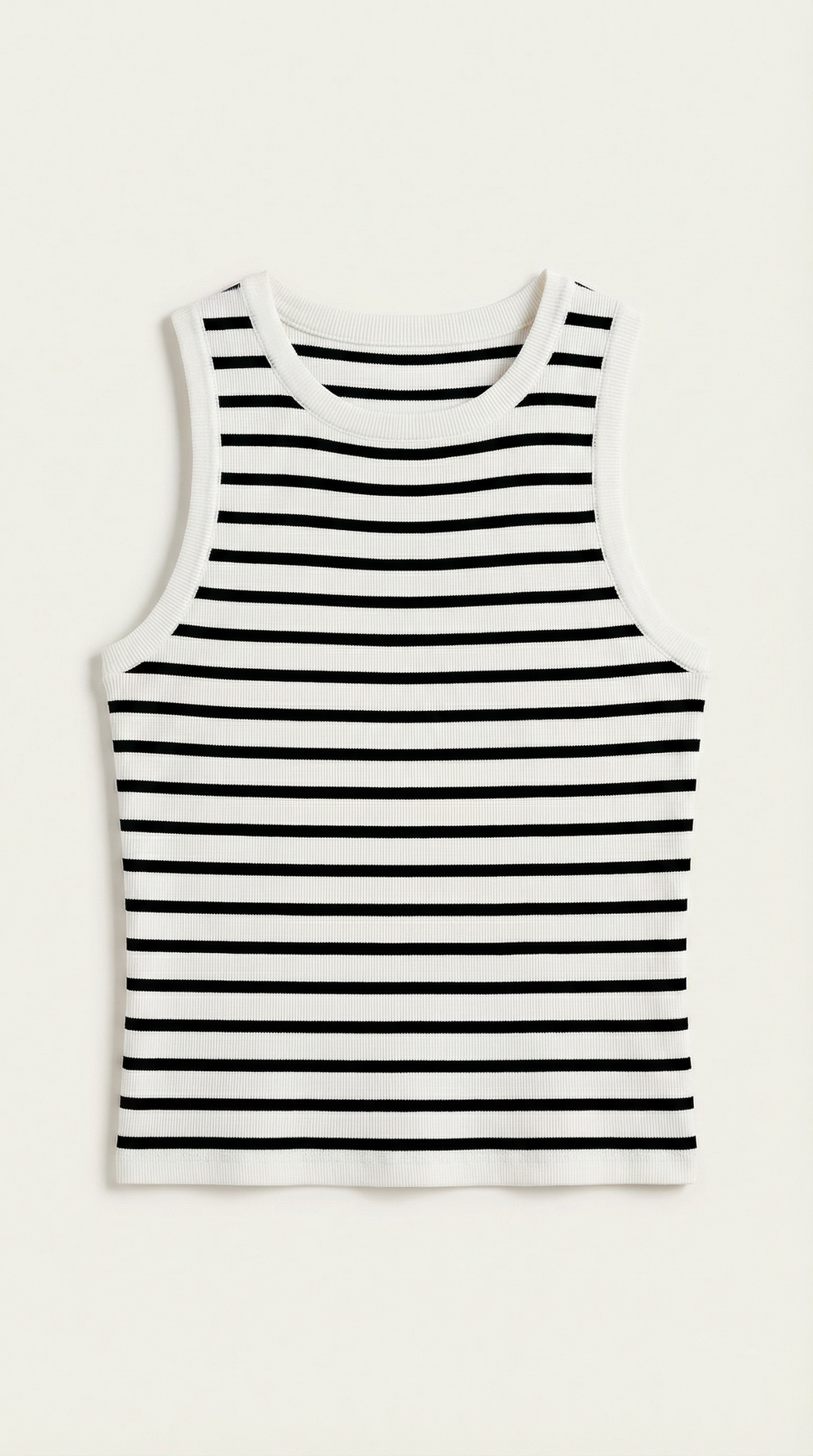 Striped Cotton Tank Top for Women - Casual Sleeveless Summer Wear - Lightweight and Breathable Design