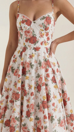 Tulle Midi Dress with Isolde Design for Elegant Events and Special Occasions