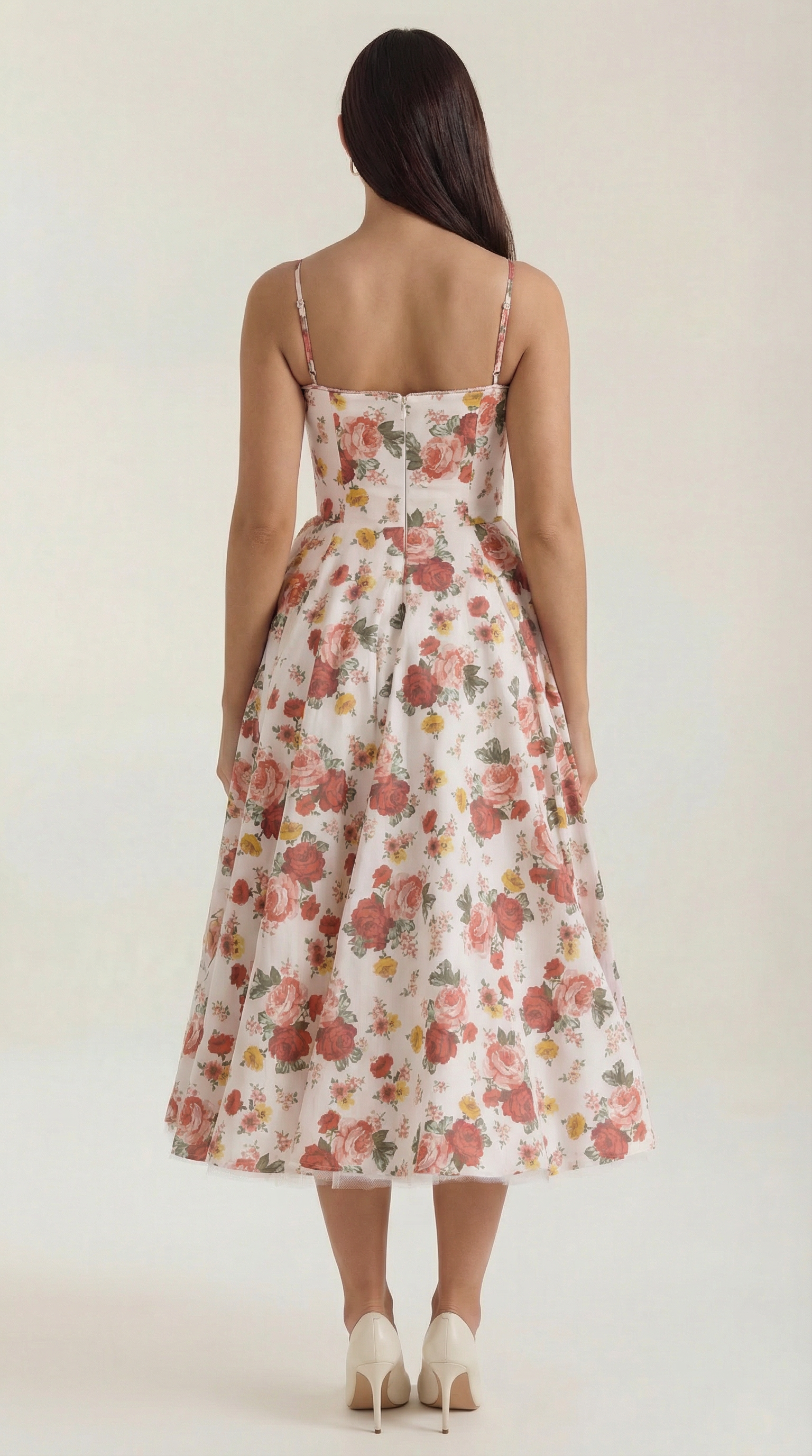 Tulle Midi Dress with Isolde Design for Elegant Events and Special Occasions