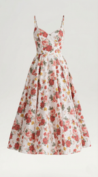 Tulle Midi Dress with Isolde Design for Elegant Events and Special Occasions