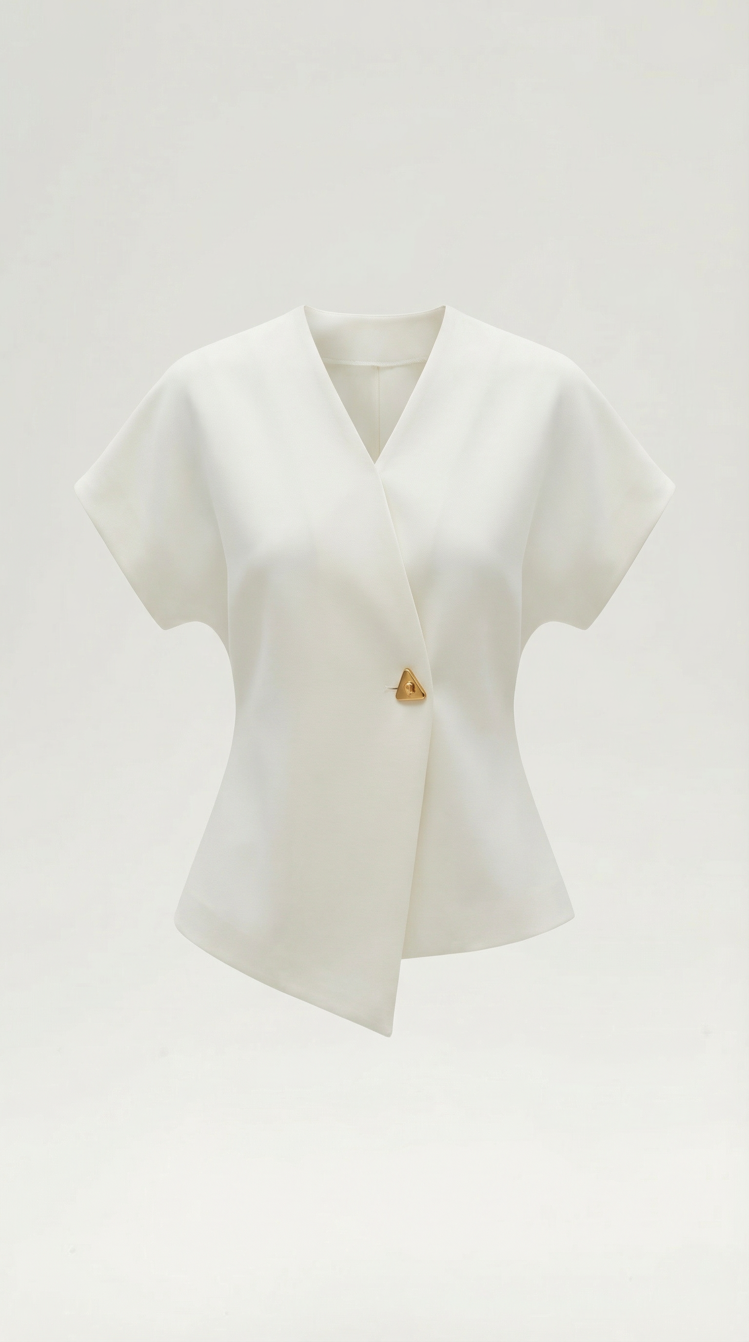 V-Neck Blouse for Women - Lightweight Fabric - Casual or Office Wear - Available in Multiple Colors