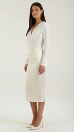 V-Neck Body Blouse for Women - Lightweight Fabric, Casual Style, Perfect for Everyday Wear