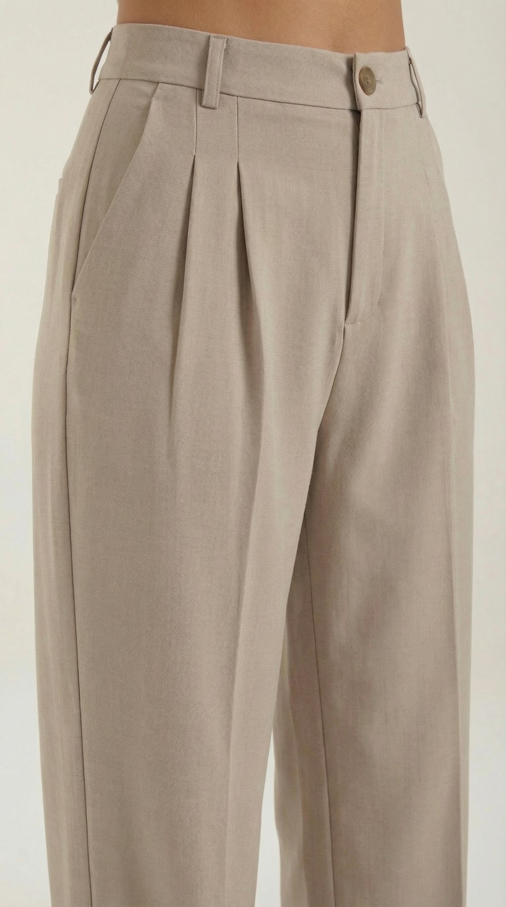 Wide-Leg Office Trousers for Women - Comfortable Stretch Fabric - Professional Style - Versatile Workwear Pants